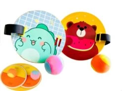 Toss And Catch Ball Set Indoor & Outdoor Family Game For Kids Backyard Lawn Playground Games Beach Toys Girls Boys Adults Parents