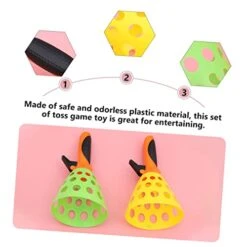 Ibasenice 6 Pairs Bouncing Ball Kids Outdoor Play Set Outdoor Baby Toys Kids Playset Ball Catcher Toy Cup And Ball Toy Baby Ball Toys Catch Game With Ball Outdoor Ball Play Game Outdoor Game -Folkmanis Toys Shop 41DEYySCq2L