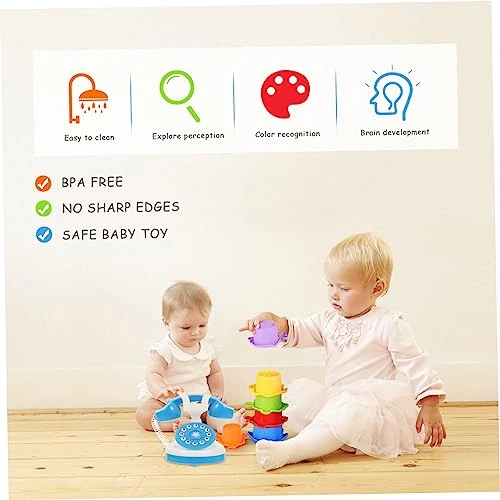 Ibasenice 5 Pcs Simulated Phone Retro Landline Telephone Kids Talking Toys Baby Pretend Phone Kids Basket Music Decor Tabletop Accessories Home Appliance Toy Fake Telephone Toy Child Toy Boy 8 Ibasenice 5 Pcs Simulated Phone Retro Landline Telephone Kids Talking Toys Baby Pretend Phone Kids Basket Music Decor Tabletop Accessories Home Appliance Toy Fake Telephone Toy Child Toy Boy - Image 6