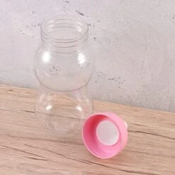 1Pc Baby Bottle Coin Bank Clear Piggy Bank Plastic Money Bank Coin Bank Money Jar Baby Shower Bottles Baby Piggy Bank Baby Shower Decoration For Girls And Boys, Pink 10.5x28cm -Folkmanis Toys Shop 41DUoDhtFML