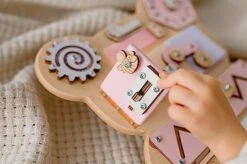 Busy Board For Toddlers, Sensory Game, Montessori Board For Kids, Activity Toy For Toddlers, Develop Fine Motor Skills, Educational Learning Toy, Learning Wooden Travel Toy, Doors And Locks -Folkmanis Toys Shop 41DXGNdTMCL