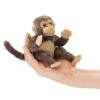 Folkmanis Mini Monkey Finger Puppet , Brown -Folkmanis Toys Shop 41Dfrs2PrCL