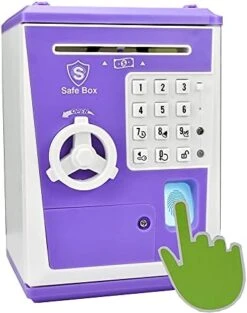 LIKE Toy Piggy Bank Safe Box Fingerprint ATM Bank ATM Machine Money Coin Savings Bank For Kids Pink 17 LIKE Toy Piggy Bank Safe Box Fingerprint ATM Bank ATM Machine Money Coin Savings Bank For Kids Pink -Folkmanis Toys Shop 41DkbeFB68L. AC