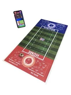 Fozzy Football Small Vinyl Mat 19" X 36.5" Base Set | An Indoor Outdoor Tabletop Football Board Game