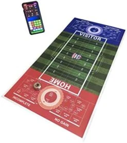 Fozzy Football Small Vinyl Mat 19" X 36.5" Base Set | An Indoor Outdoor Tabletop Football Board Game -Folkmanis Toys Shop 41DwUkyJMcL. AC