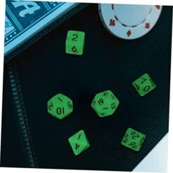 OSALADI 49 Pcs Luminous Dice Role Playing Dice Suit For Kids Couples Toy Standard Game Dice Game Playing Dice Party Dice Mini Dice Game Props Small Dice Prop Mini Luminous Dice Acrylic LED -Folkmanis Toys Shop 41Dx4iexqHL