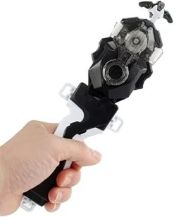 Desamvap Bey Battling Tops Burst Power Custom Sword Launcher, B-200 Xiphoid Xcalibur Bey Launcher LR Left Right Spin DB Layer System Compatible With All Bey Burst Series (Red) -Folkmanis Toys Shop 41Dz3u6lShL. AC 1