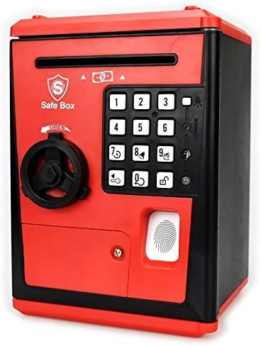 LIKE Toy Piggy Bank Safe Box Fingerprint ATM Bank ATM Machine Money Coin Savings Bank For Kids Pink 10 LIKE Toy Piggy Bank Safe Box Fingerprint ATM Bank ATM Machine Money Coin Savings Bank For Kids Pink - Image 8