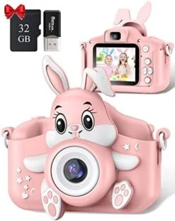 GREENKINDER Kids Camera, Toddler Digital Camera For Ages 3-12 Girls Boys Childrens, Christmas Birthday Gifts, Selfie 1080P HD Video Camera For 3 4 5 6 7 8 9 Years Old Little Girls Boys Toys Purple 19 GREENKINDER Kids Camera, Toddler Digital Camera For Ages 3-12 Girls Boys Childrens, Christmas Birthday Gifts, Selfie 1080P HD Video Camera For 3 4 5 6 7 8 9 Years Old Little Girls Boys Toys Purple -Folkmanis Toys Shop 41EEEINJ5OL. AC