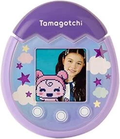 Tamagotchi 42901 Bandai Pix-The Next Generation Of Virtual Reality Pet With Camera, Games And Collectable Characters-Floral, Pink -Folkmanis Toys Shop 41EIPLUS0KS. AC