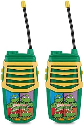 Sakar Teenage Mutant Ninja Turtles Molded Walkie Talkie For Kids, Safe And Flexible Antenna, Over 1000ft Range, Easy-to-Use Power Switch,Belt Clip,Pack Of 2, Camping Accessories, 2-Pack, Outdoor Toys 7 Sakar Teenage Mutant Ninja Turtles Molded Walkie Talkie For Kids, Safe And Flexible Antenna, Over 1000ft Range, Easy-to-Use Power Switch,Belt Clip,Pack Of 2, Camping Accessories, 2-Pack, Outdoor Toys - Image 5