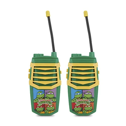 Sakar Teenage Mutant Ninja Turtles Molded Walkie Talkie For Kids, Safe And Flexible Antenna, Over 1000ft Range, Easy-to-Use Power Switch,Belt Clip,Pack Of 2, Camping Accessories, 2-Pack, Outdoor Toys 3 Sakar Teenage Mutant Ninja Turtles Molded Walkie Talkie For Kids, Safe And Flexible Antenna, Over 1000ft Range, Easy-to-Use Power Switch,Belt Clip,Pack Of 2, Camping Accessories, 2-Pack, Outdoor Toys
