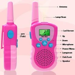 Walkie Talkie For Kids, Toys For 3-14 Year Old Children's, 2 Pack Kids Walkie Talkies 22 Channels 2 Way Radio With Backlit LCD Flashlight, 3 KMs Long Range Gift For Outside, Camping, Hiking 11 Walkie Talkie For Kids, Toys For 3-14 Year Old Children's, 2 Pack Kids Walkie Talkies 22 Channels 2 Way Radio With Backlit LCD Flashlight, 3 KMs Long Range Gift For Outside, Camping, Hiking -Folkmanis Toys Shop 41EImmG4VvL