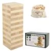Steventoys Tumble Tower Set, 54PCS Large Timber Game With Storage Bag, Wooden Stacking Games For Kids Adults And Family, Outdoor And Indoor Play