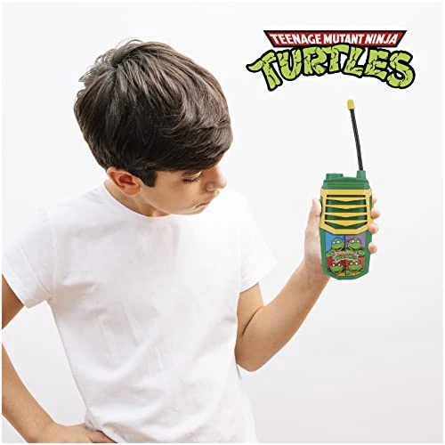 Sakar Teenage Mutant Ninja Turtles Molded Walkie Talkie For Kids, Safe And Flexible Antenna, Over 1000ft Range, Easy-to-Use Power Switch,Belt Clip,Pack Of 2, Camping Accessories, 2-Pack, Outdoor Toys 5 Sakar Teenage Mutant Ninja Turtles Molded Walkie Talkie For Kids, Safe And Flexible Antenna, Over 1000ft Range, Easy-to-Use Power Switch,Belt Clip,Pack Of 2, Camping Accessories, 2-Pack, Outdoor Toys - Image 3