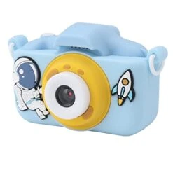 Children Camera, Toddler Camera 20MP Facial Recognition Intelligent Game Recording For Kids (Blue)
