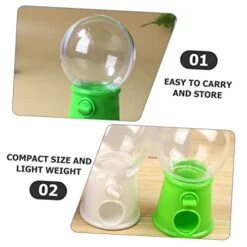 Mini Light Bulbs 15 Pcs Vending Machine For Candy Gumballs Machines For Candy Catching Box Toy Candy Box Machine Green European Style Plastic Gum Ball Candy Machine -Folkmanis Toys Shop 41EnIsxHAVL