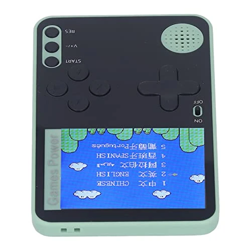 Retro Handheld Games Console, 500 Classic Popular Games, 2.4In HD Color Screen, Ultra Slim Card Gaming Player, Portable Arcade Game Machine, Gifts For Boys Girls (Green) 9 Retro Handheld Games Console, 500 Classic Popular Games, 2.4In HD Color Screen, Ultra Slim Card Gaming Player, Portable Arcade Game Machine, Gifts For Boys Girls (Green) - Image 7