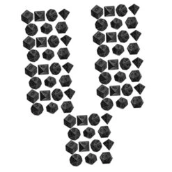 Totority 70 Pcs Adults Toys Role Favors Acrylic Kids Games Table Party Multi-Sided Dice Game Playing For Polyhedral