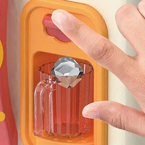 Children'S Refrigerator Toys, 1 Set Of Refrigerator Toys With Food Models Novelty Plastic Role Play Spray Function, Boys And Girls' Games Kitchen Sets With Kitchen Toys Accessories Green One Size 6 Children'S Refrigerator Toys, 1 Set Of Refrigerator Toys With Food Models Novelty Plastic Role Play Spray Function, Boys And Girls' Games Kitchen Sets With Kitchen Toys Accessories Green One Size - Image 4