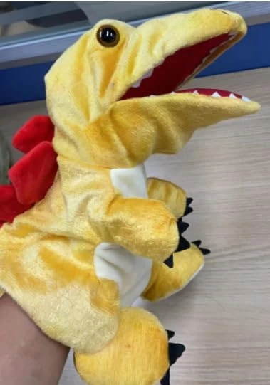 Cuteoy Dinosaur Hand Puppet T-Rex Animal Toy Role Play Toy Party Performance Imagination Game Role Play Storytelling Teaching Preschool Kids(Green) 17 Cuteoy Dinosaur Hand Puppet T-Rex Animal Toy Role Play Toy Party Performance Imagination Game Role Play Storytelling Teaching Preschool Kids(Green) - Image 15