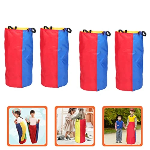 Gadpiparty Kids Games 4 PCS Outdoor Games Potato Sack Race Bags For Kids And Adults, 3- Legged Race Jumping Bag Carnival Games For Outside Backyard Field Day Lawn Games Props Party Favors Yard Games 5 Gadpiparty Kids Games 4 PCS Outdoor Games Potato Sack Race Bags For Kids And Adults, 3- Legged Race Jumping Bag Carnival Games For Outside Backyard Field Day Lawn Games Props Party Favors Yard Games - Image 3