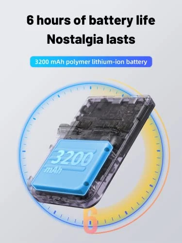 RG353V Handheld Game Console With Dual OS Android 11 And Linux, 3.5" Retro Video Game Console, Support 5G WiFi 4.2 Bluetooth Moonlight Streaming HDMI Output, Built-in 256G SD Card 35000 Games 6 RG353V Handheld Game Console With Dual OS Android 11 And Linux, 3.5" Retro Video Game Console, Support 5G WiFi 4.2 Bluetooth Moonlight Streaming HDMI Output, Built-in 256G SD Card 35000 Games - Image 4