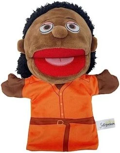 Lovely Family Hand Puppets Mouth Opening Plush Puppets Toys Role Playing Toys Puppets Children Storytelling Teaching Toys (Yellow Mom, 30cm) -Folkmanis Toys Shop 41FU9uyoV3L. AC