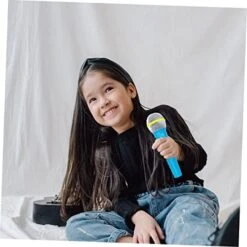 UKCOCO 6 Pcs Microphone Model Speaker Microphone Toys Cosplay Costume Microphone Toys Karaoke Toy Star Clothes Microphone Musical Toys Cosplay Plastic Microphone Party Microphone Toy -Folkmanis Toys Shop 41Fb66f0lQL