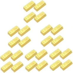 Totority 24 Pcs Good Bao Bullion Gift Game Doorstop Magnet Decorations Luck Ornament Prop Playthings Brick Party Realistic Christmas Ingots Decor Movie Xx Home Yuan Nativity Simulated X 31 Totority 24 Pcs Good Bao Bullion Gift Game Doorstop Magnet Decorations Luck Ornament Prop Playthings Brick Party Realistic Christmas Ingots Decor Movie Xx Home Yuan Nativity Simulated X -Folkmanis Toys Shop 41FbJzeYJwL. AC