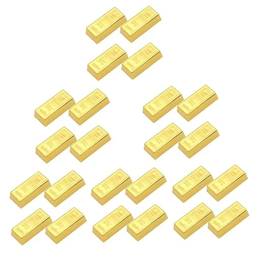 Totority 24 Pcs Good Bao Bullion Gift Game Doorstop Magnet Decorations Luck Ornament Prop Playthings Brick Party Realistic Christmas Ingots Decor Movie Xx Home Yuan Nativity Simulated X 3 Totority 24 Pcs Good Bao Bullion Gift Game Doorstop Magnet Decorations Luck Ornament Prop Playthings Brick Party Realistic Christmas Ingots Decor Movie Xx Home Yuan Nativity Simulated X