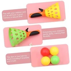 Totority 6 Pairs Bouncing Ball Baby Kit Kids Sports Toys Cups Set Novelty Balls Toys Catch Ball Toy For Kids Cup And Ball Game Catch Balls Toss Launch Throw Catch Ball Set Catch Ball Game -Folkmanis Toys Shop 41FbZ7qRKzL