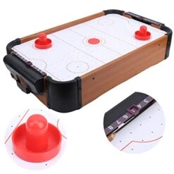TOUISEDGI Mini Air Hockey Table For Kids, Table Air Hockey Game Desktop ParentChild Interactive Portable Board Game Toys Gift, Portable Sport Hockey For Boys And Girls -Folkmanis Toys Shop 41FjAcRS0yL