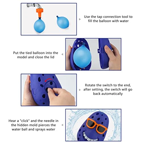 SFNTION Splash Potato Water Bombs, Throwing & Catching Splash Potato Timer Bomb Game, Water Bomb Toy Balloon Game With 50 Balloons Splash Balloon 6 SFNTION Splash Potato Water Bombs, Throwing & Catching Splash Potato Timer Bomb Game, Water Bomb Toy Balloon Game With 50 Balloons Splash Balloon - Image 4