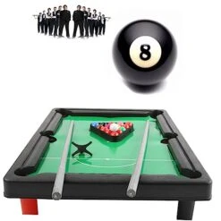 BESPORTBLE Set Mini Billiard Table Billiard Game Table Billiard Toy Kids Suit Kids Mini Toys Snooker Table Kids Toys Kids Pool Table Toys For Kids Kid Toy Desktop Toys Child Pearlescent Blush