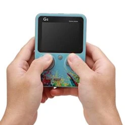 Keenso Handheld Game Console, Lightweight Kid Handheld Game Console Rechargeable With Built In 3.7V BL 5C Battery Electric Toys, Electronic Pets, Sound Toys -Folkmanis Toys Shop 41FuNi2CetL