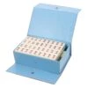 Alasum 1 Set Portable Mahjong Travel Chess Board Mini Chess Board Travel Toy Miniature Chinese Mahjong Game Family Board Game Mini Mahjong Set Travel Size Mahjong Set With Storage Box Box