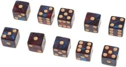 TOYANDONA 70 Pcs Big Hole Dot Dice Number Toys Kidcraft Playset Skeleton Toy Unique Dice Fun Dice Role Playing Gaming Dice Game Dice Set Two Color Dice Gambling Dice Retro Color Checkerboard -Folkmanis Toys Shop 41G3vmos9lL. AC