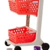 Little Tikes Shop 'n Learn Smart Cart, Realistic Red Toy Shopping Grocery Cart With Food Scanner And 8 Pretend Play Food Accessories - For Kids Ages 4 Years And Up 1 Little Tikes Shop 'n Learn Smart Cart, Realistic Red Toy Shopping Grocery Cart With Food Scanner And 8 Pretend Play Food Accessories - For Kids Ages 4 Years And Up -Folkmanis Toys Shop 41GIioHg9tL