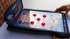 Trisquirrel Pinball Machine, Electronic Tabletop Pinball Game, 16.5 Inch Table Pinball With Lights & Sounds, LED Digital Scoreboard- Suitable For Age 8+ To Adults -Folkmanis Toys Shop 41GhuQNkYSL