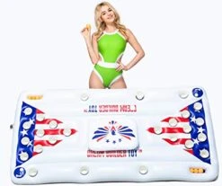 DreambuilderToy Inflatable Pool Party Barge Floating Water Pong Float -Folkmanis Toys Shop 41Gnk0Il76L