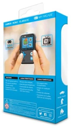 My Arcade Gamer Mini Classic-Blue: Miniature Handheld Gaming System Packed With 160 Games, 1.8" Color Display (DGUN-3926) -Folkmanis Toys Shop 41GpW4UQk0L