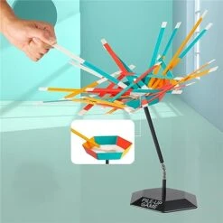 NURZIY Stick Stack Game Multicolor 36 Pieces Desk Balancing Toys For Kids, Children's Puzzle Creative Toys (Multicolor,M) 9 NURZIY Stick Stack Game Multicolor 36 Pieces Desk Balancing Toys For Kids, Children's Puzzle Creative Toys (Multicolor,M) -Folkmanis Toys Shop 41GuSP5nHCL