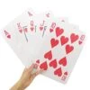 Yuanhe Jumbo Giant Playing Card Deck, 8X11 Inch Large Oversized Playing Cards, Super Big Game Theme Full Deck Cards For Kids,Adults,Casino Party Decorations