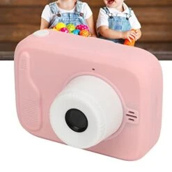Kids Camera For Boys And Girls, 20MP Dual Cameras Digital Camera For Kids Toy Gift, Supports Intellectual Games, AI Intelligent Face Recognition, Portable Toy For 3 4 5 6 Years (Pink) -Folkmanis Toys Shop 41GxfWyyt6L