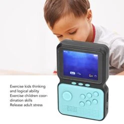 Handheld Game Console, Lightweight Handheld Gaming Device With 4G Memory Card Birthday For 6 Years Old Kids (Green) Electric Toys, Electronic Pets, Sound Toys -Folkmanis Toys Shop 41GzSB3Bs0L