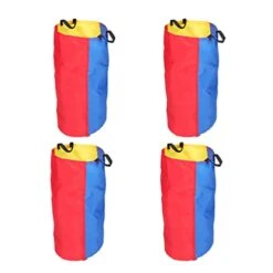 Gadpiparty Kids Games 4 PCS Outdoor Games Potato Sack Race Bags For Kids And Adults, 3- Legged Race Jumping Bag Carnival Games For Outside Backyard Field Day Lawn Games Props Party Favors Yard Games