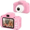 Kids Camera Birthday Gift 2.0" LCD HD 1080P Toddler Children's Sports Camera Toy Digital Cameras Portable Toy Children Digital Camera For Girl And Boy Built In Several Small Games (Pink) -Folkmanis Toys Shop 41HN8Qwx4fL