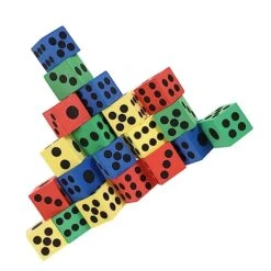 SAFIGLE 24 Pcs Foam Dice Ktv Game Props Kid Game Dice Building Resin Dice Educational Toys Mini Building Blocks Playing Dice Entertainment Dice Mini Dice Prop Child Gift Letter Eva