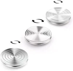 TOMAZON Kinetic Desk Spinning Toy, Stainless Steel Rotating Motion Coin, Optical Illusion Spinning Top For Office Anxiety Stress Relief, Portable ADHD Little Fidget Toys Gift For Adults & Kids(3 Pack) -Folkmanis Toys Shop 41HVZDJbJ8L. AC